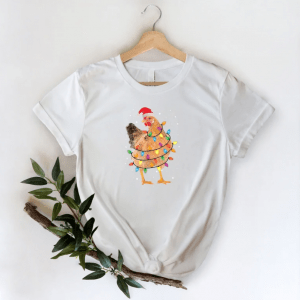 Christmas Chicken Lights Shirt, Christmas Shirt, Funny Christmas Shirt, Christmas Gift Shirt, Christmas Gift For Her