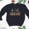 Retro Merry Christmas Shirt,Merry Christmas Shirt,Christmas T-shirt,Christmas Family Shirt,Christmas Gift,70s Style Merry Christmas Shirt