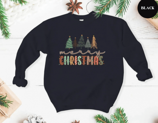 Retro Merry Christmas Shirt,Merry Christmas Shirt,Christmas T-shirt,Christmas Family Shirt,Christmas Gift,70s Style Merry Christmas Shirt