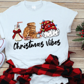 Christmas Vibes, Christmas shirt, family Christmas shirts, fun shirt for winter holidays, Christmas and new year tees. CO1