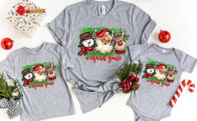 Christmas Squad Goals Shirt, Christmas Squad Shirt, Santa Shirt, Reindeer Shirt, Snowman Shirt, Christmas Matching Shirt, Christmas Shirt