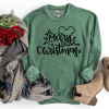 Disney Merry Christmas sweatshirt, Mickey Christmas sweatshirt, Disneyland Christmas sweatshirt, Disneyworld Christmas sweatshirt