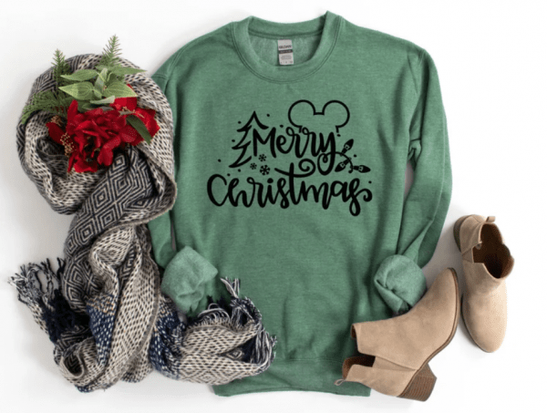 Disney Merry Christmas sweatshirt, Mickey Christmas sweatshirt, Disneyland Christmas sweatshirt, Disneyworld Christmas sweatshirt