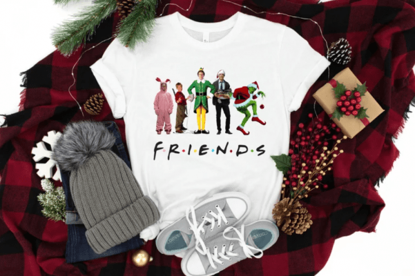 Christmas Movie Watching Shirt, Christmas Friends Shirt, Christmas Movie Friends, Funny Christmas Shirts, Christmas Family Movie, Kids Tees