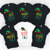 Elf Matching Family T-shirt, Funny Matching Family Christmas Shirt, I'm The Cheerful, I'm The Sassy, I'm The Festive, I'm The Grumpy Drunk