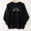 Grinch Heart Hands Embroidered Sweatshirt, Whoville Embroidered Sweatshirt, Christmas Crewneck Sweatshirt, Merry Christmas Sweatshirt