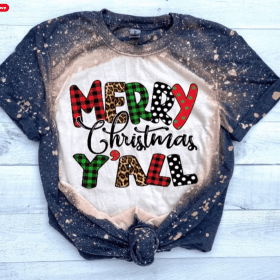 Merry Christmas y’all, merry Christmas yall bleached shirt, Christmas bleached shirt, unisex Christmas shirt