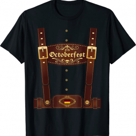 Oktoberfest Lederhosen Costume German Party Bavarian Tracht Classic T-Shirt