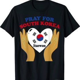 29.10.2022 Pray For ITAEWON South Korea Flag Shirt