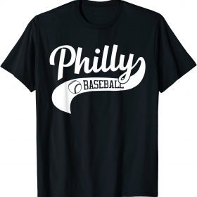 Philadelphia Baseball Vintage Philly Swoosh Shirt