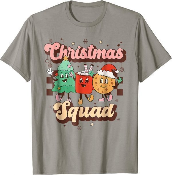 Retro Groovy Merry Christmas Family Funny Xmas Pajamas Funny Shirts