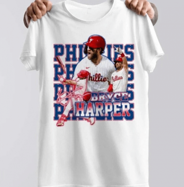 Vintage Bryce Harper T-Shirt, Phillies Bryce Harper Sweatshirt, Phillies Harper 03 World Series 2022 Tee, Red October,Phillies Ring The Bell