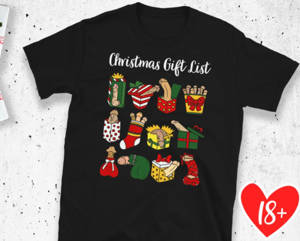 Ugly Christmas Shirt, White Elephant Party Gifts, Dirty Santa, Naughty Christmas, Secret Santa Gift, Innappropriate Gifts