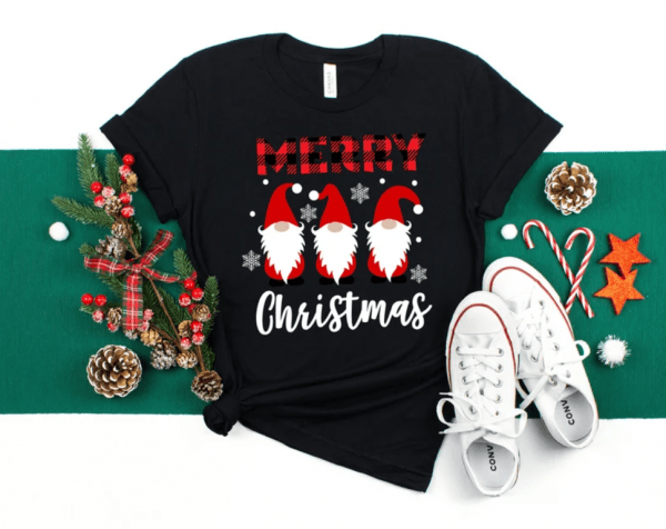 Merry Christmas Shirt,Christmas Gnomes Shirt, Cute Gnomies Christmas Shirt,Christmas Family Shirt,Christmas Gift,Holiday Gift.Matching Shirt