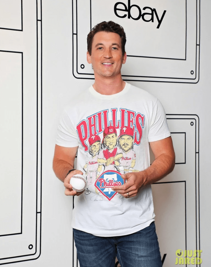 Miles Teller Phillies Shirt, Vintage Phillies Caricature 90s Shirt, Vintage  Philadelphia Baseball Shirt - HollyTees