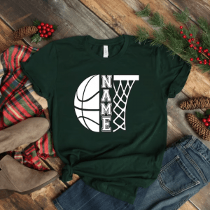 Customized Basketball Shirt, Your Name Basketball, Personalized Basketball Shirt, Game Day Shirt, Basketball Season Tee