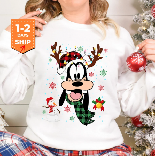 Disney Family Christmas Sweatshirt • Disney Friends Christmas Matching Sweatshirt • Disney Characters Christmas Shirt Family