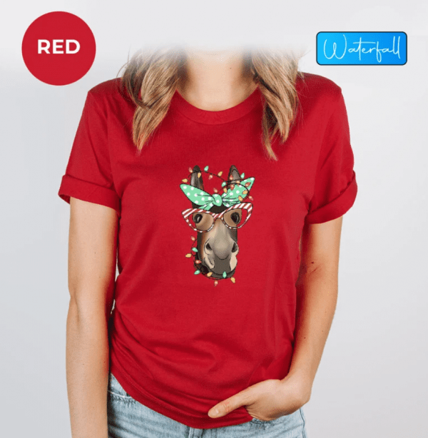 Donkey Christmas Shirt, Funny Donkey Shirt, Christmas Donkey Shirts, Farmgirl Shirt, Christmas Party Shirt, Donkey Xmas Sweater, Xmas Donkey