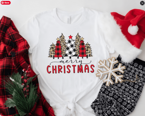 Ladies Merry Christmas Shirt, Women Christmas Shirt, Cute Christmas Shirt, Women Holiday Shirt, Leopard Print Christmas Tree Shirt