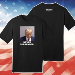 Men Trump 2024 Never Surrender Tee Shirt