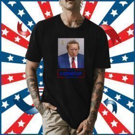 Trump Mugshot Re-Elect Cornpop One Bad Dude T-Shirt