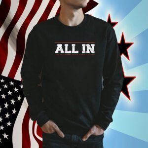 Aew All In Logo Tee Shirt