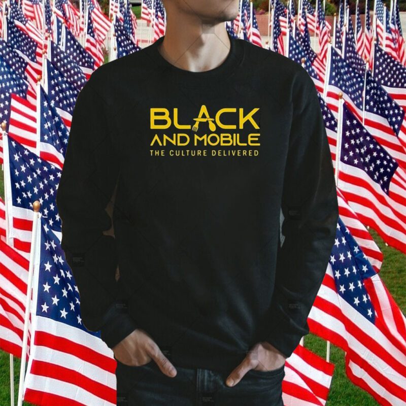Black And Mobile The Culture Delivered T Shirt