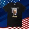 Thug Life Trump Mugshot, Gangsta Gold Chain Bling Drip Trump Tee Shirt