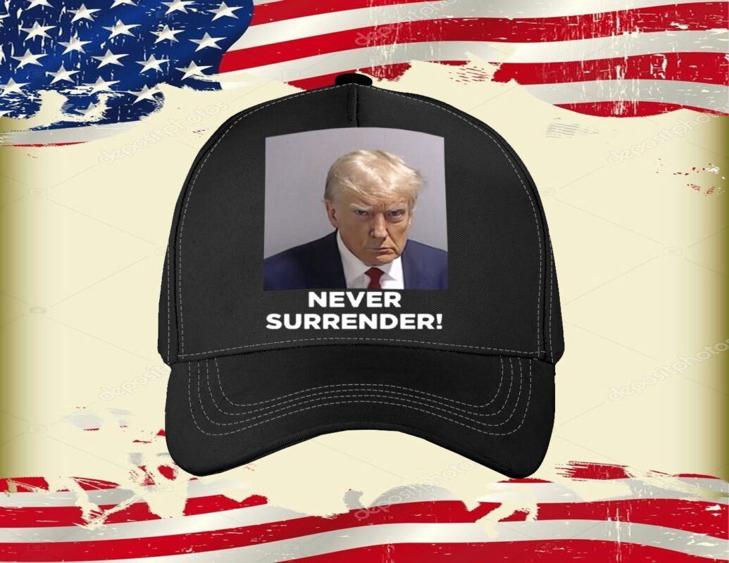 Donald Trump 2024 Never Surrender V-Neck Shirt