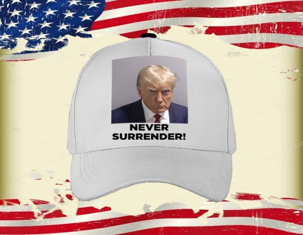 Donald Trump 2024 Never Surrender V-Neck Shirt