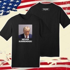 Donald Trump 2024 Never Surrender V-Neck Shirt