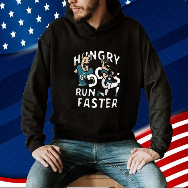 Lane Johnson And Chris Long Hungry Dogs Run Faster Official Shirt