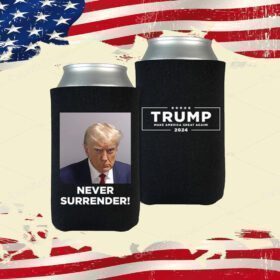 Trump 2024 Never Surrender Beverage Official Cooler