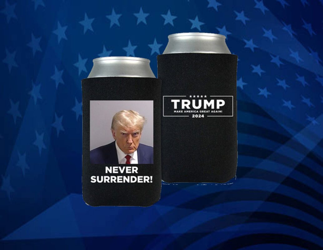 Trump 2024 Never Surrender Beverage Official Cooler