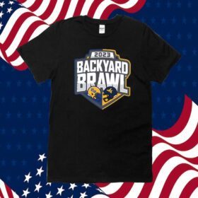 West Virginia Mountaineers Vs Pitt Panthers 2023 Backyard Brawl Tee Shirt
