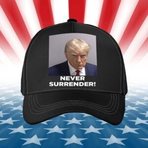 Donald Trump Never Surrender White Mug