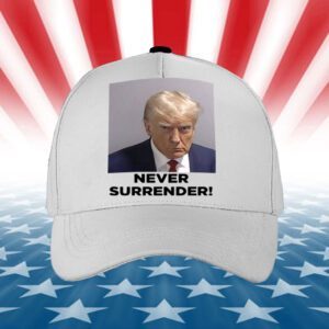 Donald Trump Never Surrender White Mug