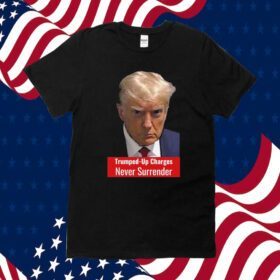 Donald Trump Mugshot Trumped Up Charges Tee Shirt