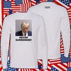 Trump 2024 Campaign Never Surrender Hoodie