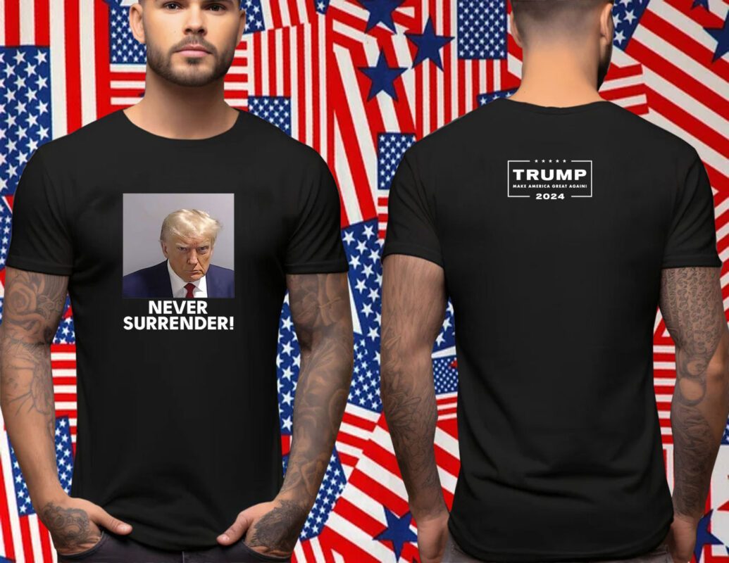 Trump 2024 Campaign Never Surrender Hoodie