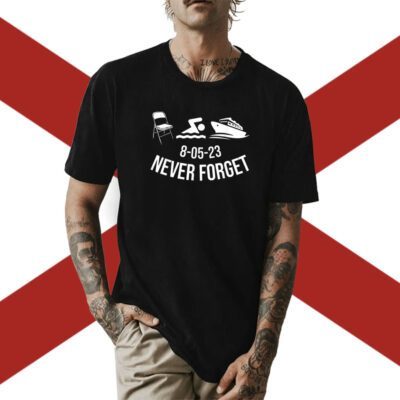 Funny river pontoon viral boat brawl meme Alabama boat fight Tee Shirt