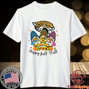 Happy Fall Yall Jacksonville Jaguars Tee Shirt