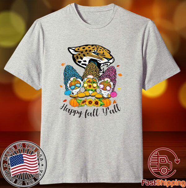 Happy Fall Yall Jacksonville Jaguars Tee Shirt