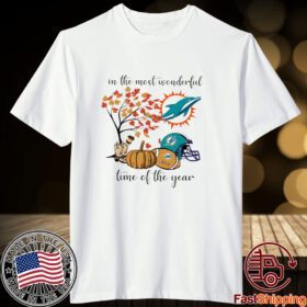 In The Most Wonderful Time Of The Year Miami Dolphins Tee Shirt