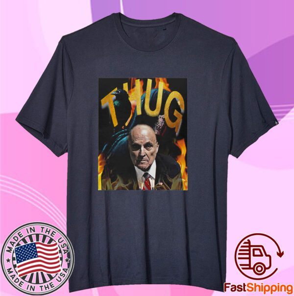 Rudy Giuliani Mugshot Thug Tee Shirt