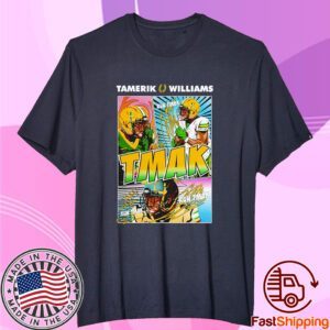 Tamerik Williams North Dakota State Bison Run Tmak Tee Shirt