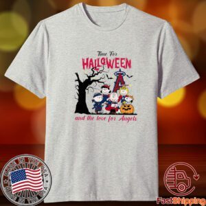 Time For Halloween And The Love For Angels Tee Shirt