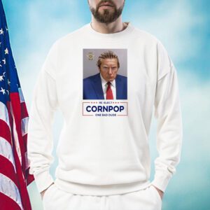 Donald Trump Mugshot Re-Elect Cornpop One Bad Dude Black Mugs