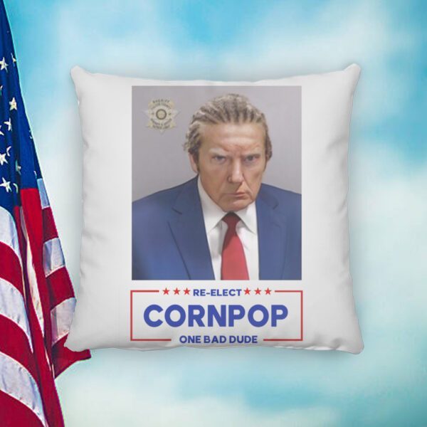 Donald Trump Mugshot Re-Elect Cornpop One Bad Dude Black Mugs