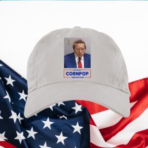 Donald Trump Mugshot Re-Elect Cornpop One Bad Dude Cap